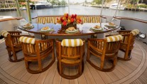 Wheels Aft Deck Dinnette